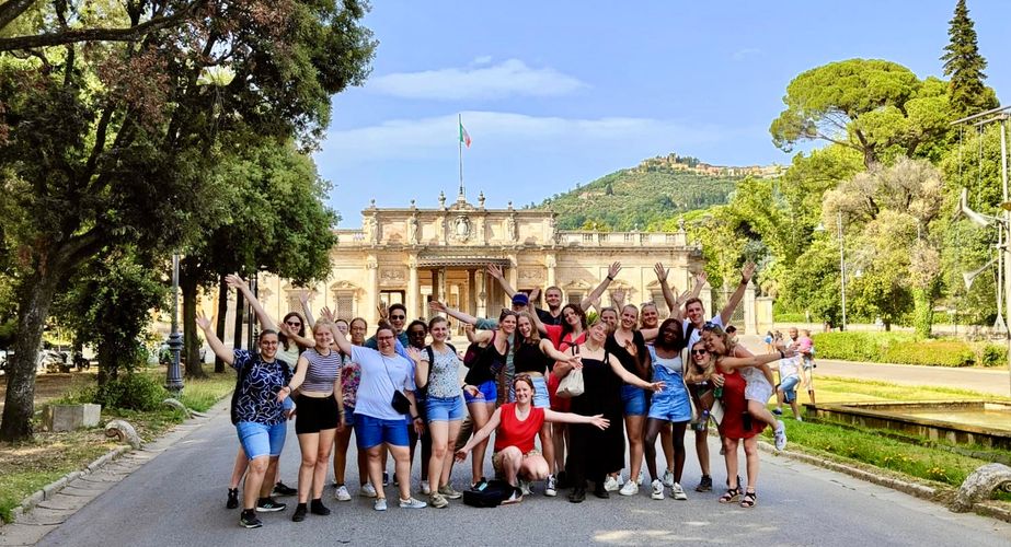 Groepsfoto in Montecatini Terme